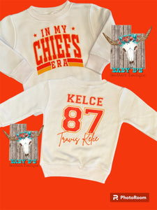 RTS In My Chiefs Era Front & Back Crewneck