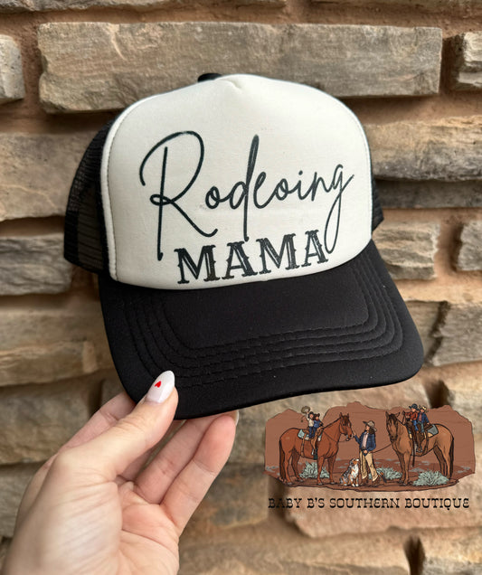 Rodeoing Mama Adult Trucker Hat