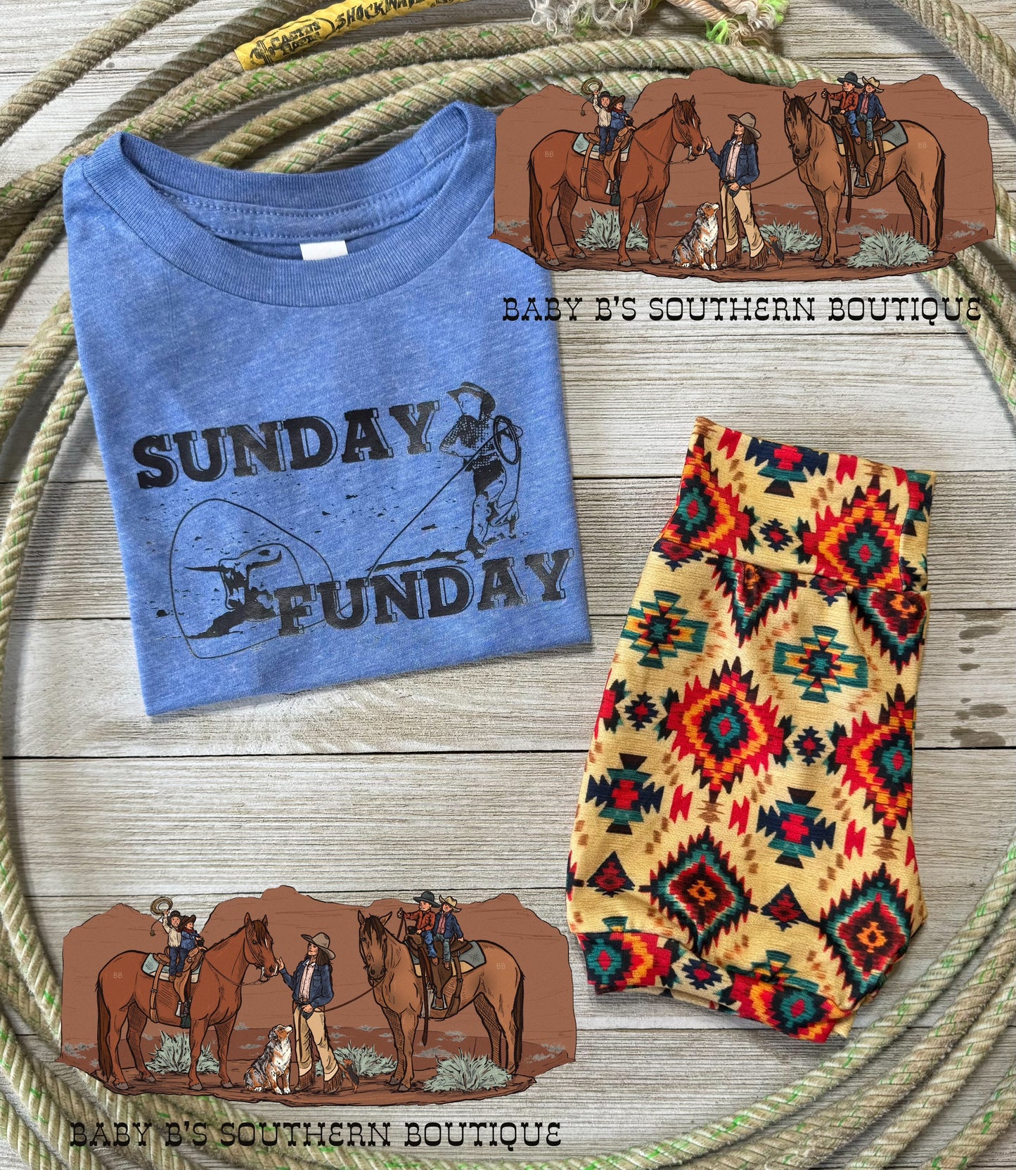 RTS Sunday Funday T Shirt Size 18-24m