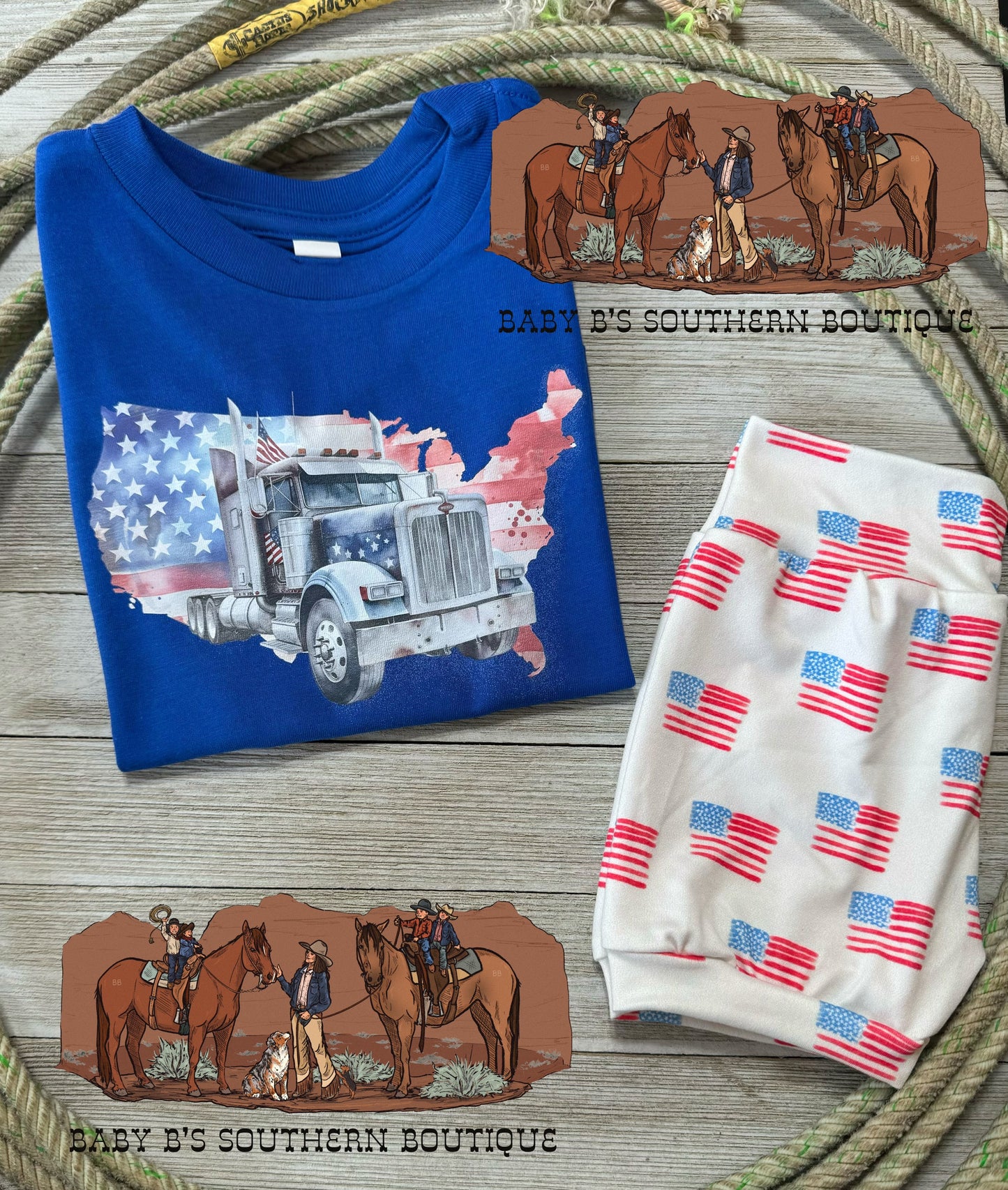 RTS American Trucking T Shirt Size 12-18m