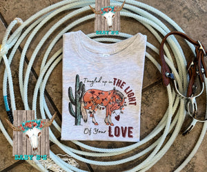 RTS Tangled Up in the Light of Your Love T Shirt Size 3