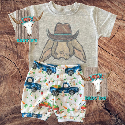 Cowboy Bunny Shorts